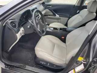 2012 Lexus IS 250 with VIN JTHCF5C21C5059392, listed as a Copart auction lot 49623775 with 62,501 mi miles and Salvage Title. Bid and sale history available at DreamBid. Image 7.