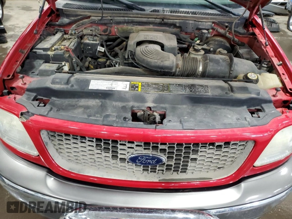 2003 Ford F-150 XL with VIN 2FTRX18LX3CB10011, listed as a Copart auction lot 56183545 with 160,929 mi miles and Salvage title. Bid and sale history available at DreamBid. Image 11.