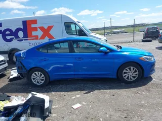 2017 Hyundai Elantra SE with VIN KMHD74LF4HU128066, listed as a IAAI auction lot 41994646 with 95,672 mi miles. Bid and sale history available at carsss.com. Image 14.