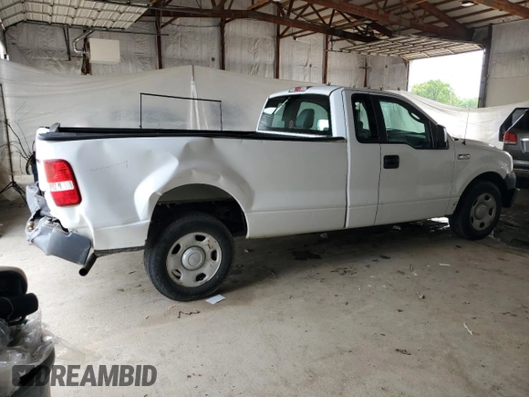 2007 Ford F-150 XL with VIN 1FTRF12297NA82401, listed as a Copart auction lot 58295705 with 198,470 mi miles and Salvage title. Bid and sale history available at DreamBid. Image 3.