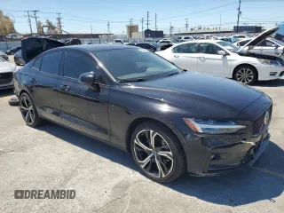 2024 Volvo S60 Plus Dark Theme with VIN 7JRL12FL2RG291095, listed as a Copart auction lot 56045645 with 48,162 mi miles and Salvage title. Bid and sale history available at DreamBid. Image 4.