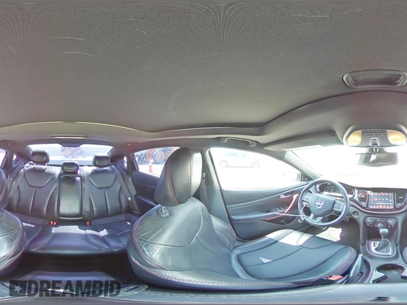 2015 Dodge Dart GT with VIN 1C3CDFEB9FD277668, listed as a Copart auction lot 56960145 with 162,124 mi miles and Salvage title. Bid and sale history available at DreamBid. Image 14.