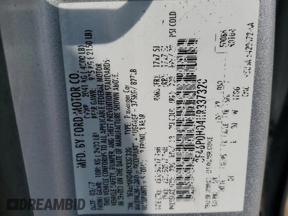 2017 Ford Fusion SE with VIN 3FA6P0HD4HR337320, listed as a Copart auction lot 53162215 with 200,427 mi miles and Clean Title. Bid and sale history available at DreamBid. Image 12.