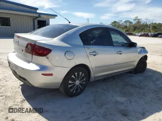 2006 Mazda 3 i with VIN JM1BK12F261537305, listed as a Copart auction lot 42549055 with Not Provided miles and Salvage Title. Bid and sale history available at carsss.com. Image 3.