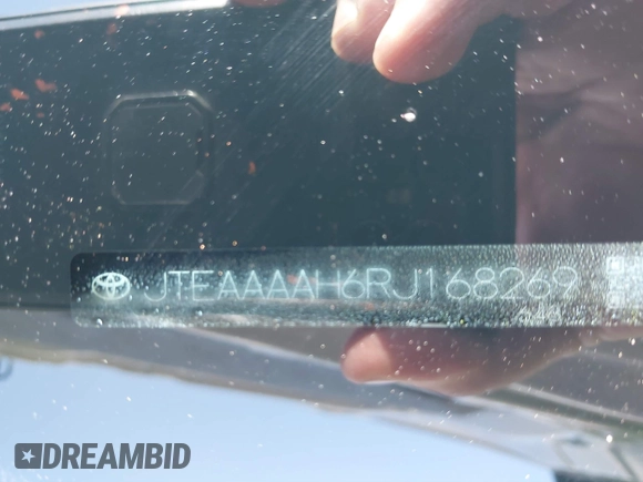 2024 Toyota Venza LE with VIN JTEAAAAH6RJ168269, listed as a IAAI auction lot 41713014 with 12,522 mi miles and . Bid and sale history available at DreamBid. Image 9.