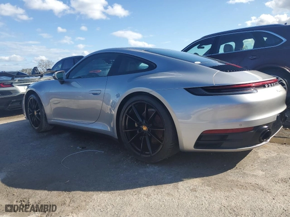 2023 Porsche 911 Carrera with VIN WP0AA2A91PS205397, listed as a Copart auction lot 74513334 with 0 mi miles and Non Repairable. Bid and sale history available at carsss.com. Image 2.