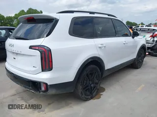 2024 Kia Telluride EX X-Line with VIN 5XYP3DGC4RG483058, listed as a IAAI auction lot 42070627 with 15,690 mi miles and . Bid and sale history available at DreamBid. Image 4.