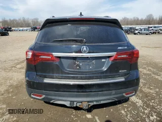 2015 Acura MDX Advance/Entertainment Pkg with VIN 5FRYD4H88FB026699, listed as a Copart auction lot 46466375 with 93,356 mi miles and Salvage Title. Bid and sale history available at carsss.com. Image 6.