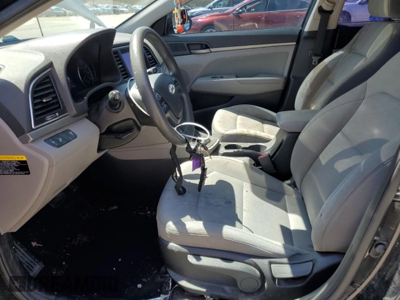 2018 Hyundai Elantra SEL with VIN 5NPD84LF8JH272186, listed as a Copart auction lot 53278855 with 106,941 mi miles and Salvage Title. Bid and sale history available at DreamBid. Image 7.