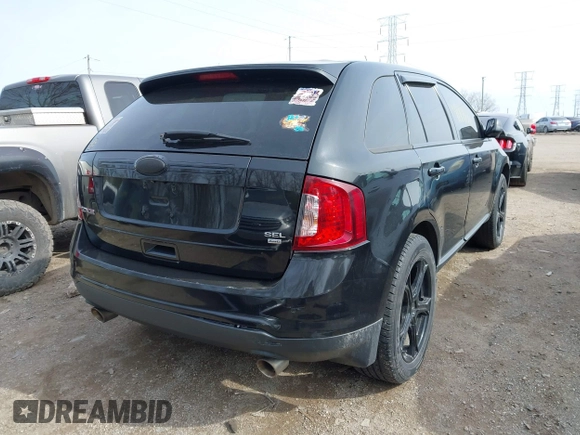 2013 Ford Edge SEL z VIN 2FMDK4JC1DBB50937, wystawiony jako IAAI lot #41919976 z przebiegiem 120 819 mil mil oraz . Historia ofert i sprzedaży dostępna na DreamBid. Obrazek 4.