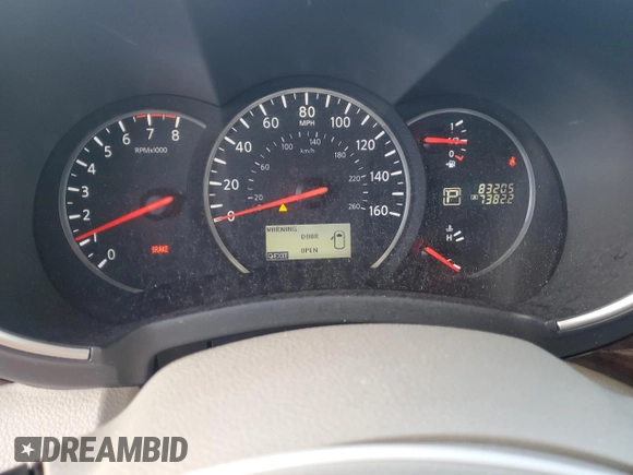 2013 Nissan Quest SV with VIN JN8AE2KP3D9064972, listed as a Copart auction lot 48404305 with 83,205 mi miles and Salvage title. Bid and sale history available at DreamBid. Image 9.