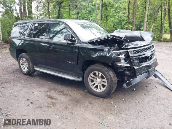 2015 Chevrolet Tahoe LT with VIN 1GNSCBKC9FR600997, listed as a IAAI auction lot 42383789 with 161,151 mi miles and . Bid and sale history available at DreamBid. Image 1.