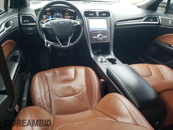 2020 Ford Fusion Titanium with VIN 3FA6P0K98LR175611, listed as a Copart auction lot 46070785 with 107,909 mi miles and Salvage title. Bid and sale history available at DreamBid. Image 8.