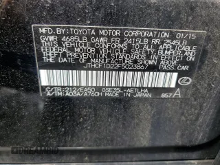 2015 Lexus IS 250 z VIN JTHCF1D22F5023867, wystawiony jako Copart lot #64484225 z przebiegiem 85 030 mil mil oraz Czysty tytuł • Clean title. Historia ofert i sprzedaży dostępna na DreamBid. Obrazek 12.