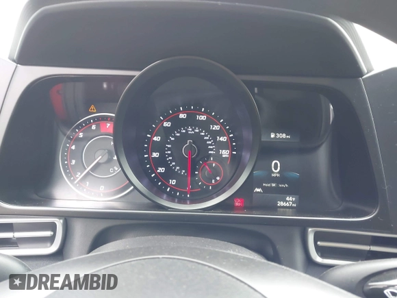 2023 Hyundai Elantra SEL with VIN 5NPLM4AG3PH089225, listed as a IAAI auction lot 41972565 with 28,667 mi miles and . Bid and sale history available at DreamBid. Image 7.