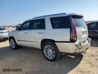 2015 Cadillac Escalade Platinum with VIN 1GYS3PKJXFR588065, listed as a Copart auction lot 85689674 with 111,651 mi miles and Salvage Title. Bid and sale history available at carsss.com. Image 2.