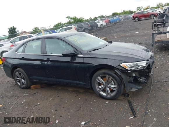 2023 Volkswagen Jetta SE with VIN 3VW7M7BUXPM038075, listed as a IAAI auction lot 42314234 with 19,490 mi miles and . Bid and sale history available at DreamBid. Image 13.