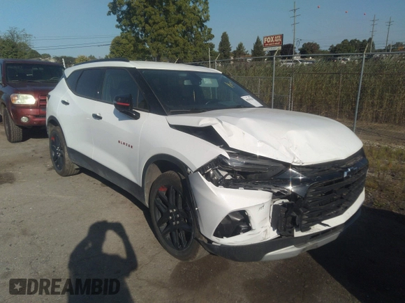 2020 Chevrolet Blazer LT z VIN 3GNKBCR49LS684674, wystawiony jako IAAI lot #40298156 z przebiegiem 83 008 mil mil oraz . Historia ofert i sprzedaży dostępna na DreamBid. Obrazek 1.