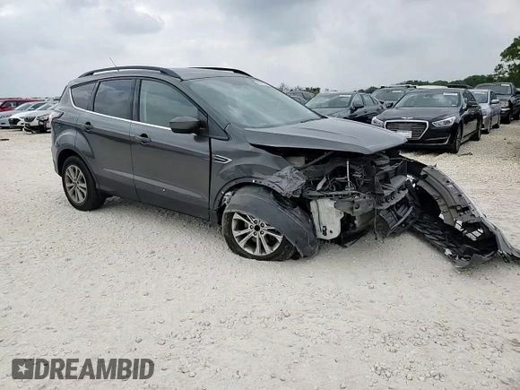 2017 Ford Escape SE with VIN 1FMCU0GD7HUD93215, listed as a Copart auction lot 54966295 with 153,704 mi miles and Salvage Title. Bid and sale history available at DreamBid. Image 15.