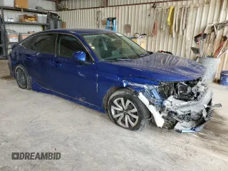 2022 Honda Civic LX z VIN 2HGFE2F28NH579436, wystawiony jako Copart lot #56142535 z przebiegiem 34 387 mil mil oraz Szkoda całkowita • Salvage title. Historia ofert i sprzedaży dostępna na DreamBid. Obrazek 4.