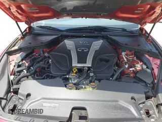 2018 Infiniti Q60 Red Sport 400 with VIN JN1FV7EL9JM630801, listed as a IAAI auction lot 42213699 with 76,759 mi miles and . Bid and sale history available at DreamBid. Image 10.