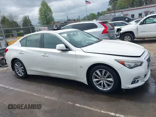 2016 Infiniti Q50 3.0t Premium with VIN JN1EV7AP7GM302998, listed as a IAAI auction lot 41912016 with 115,391 mi miles. Bid and sale history available at carsss.com. Image 13.