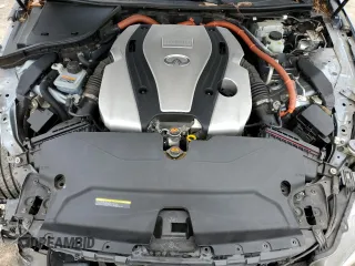 2014 Infiniti Q50 Hybrid Sport with VIN JN1AV7AP5EM690955, listed as a Copart auction lot 85952704 with 102,810 mi miles and Clean Title. Bid and sale history available at carsss.com. Image 12.