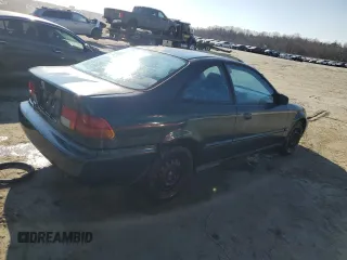 1998 Honda Civic EX with VIN 1HGEJ8249WL133446, listed as a Copart auction lot 89154235 with 248,549 mi miles and Salvage Title. Bid and sale history available at carsss.com. Image 3.