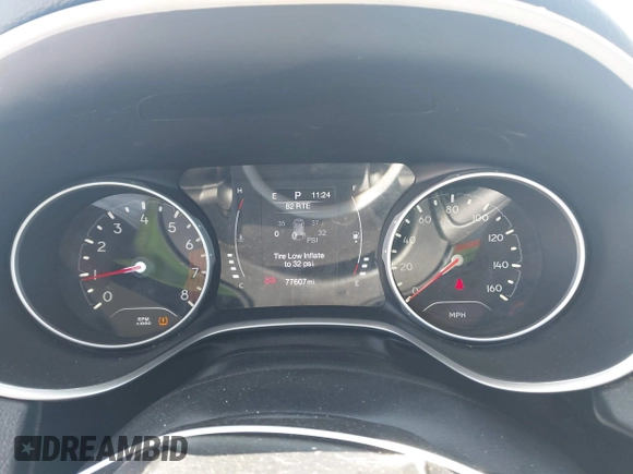 2018 Jeep Compass Sport with VIN 3C4NJCAB1JT151695, listed as a IAAI auction lot 42475636 with 77,607 mi miles and . Bid and sale history available at DreamBid. Image 7.