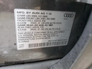2021 Audi Q7 Premium with VIN WA1AJAF73MD023311, listed as a Copart auction lot 57396725 with 94,655 mi miles and Salvage title. Bid and sale history available at DreamBid. Image 14.