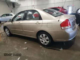 2008 Kia Spectra SX with VIN KNAFE121385562817, listed as a Copart auction lot 45469265 with 135,917 mi miles and Non Repairable. Bid and sale history available at carsss.com. Image 2.