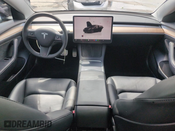 2023 Tesla Model 3 Performance z VIN 5YJ3E1ECXPF628019, wystawiony jako Copart lot #53554215 z przebiegiem 22 557 mil mil oraz Szkoda całkowita • Salvage title. Historia ofert i sprzedaży dostępna na DreamBid. Obrazek 8.