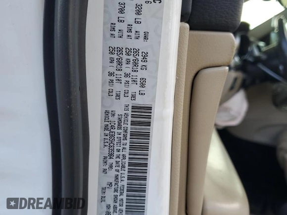 2017 Jeep Grand Cherokee Limited with VIN 1C4RJEBG5HC635964, listed as a Copart auction lot 46485945 with 173,234 mi miles and Salvage Title. Bid and sale history available at carsss.com. Image 12.