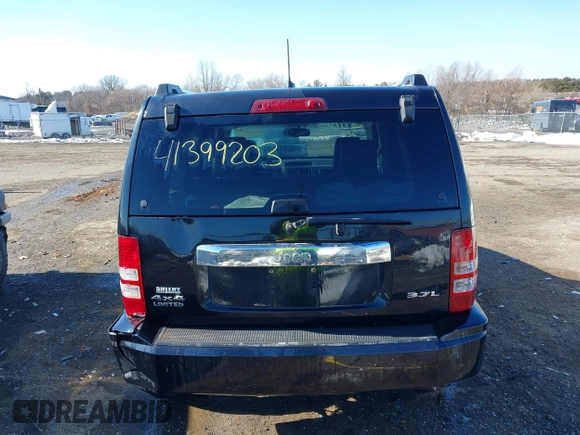 2008 Jeep Liberty Limited with VIN 1J8GN58K08W288431, listed as a IAAI auction lot 41399203 with 133,180 mi miles and . Bid and sale history available at carsss.com. Image 16.