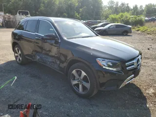 2018 Mercedes-Benz GLC 300 with VIN WDC0G4JB8JV061971, listed as a Copart auction lot 61849395 with 55,549 mi miles and Salvage title. Bid and sale history available at DreamBid. Image 4.