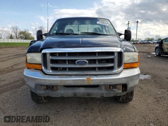 2000 Ford F-350 XL with VIN 1FTSX31S2YEE37213, listed as a Copart auction lot 54300595 with 141,273 mi miles and Clean title. Bid and sale history available at DreamBid. Image 5.