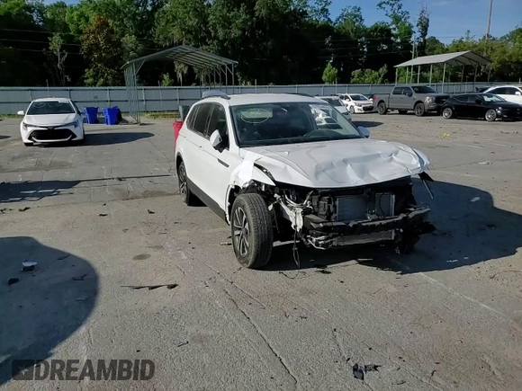 2024 Volkswagen Tiguan S with VIN 3VVRB7AX3RM016730, listed as a Copart auction lot 57854455 with 6,948 mi miles and Salvage title. Bid and sale history available at DreamBid. Image 15.