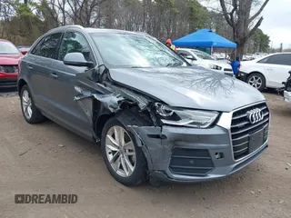 2016 Audi Q3 Premium Plus with VIN WA1EFCFS5GR008688, listed as a IAAI auction lot 41999021 with 138,953 mi miles and . Bid and sale history available at DreamBid. Image 1.