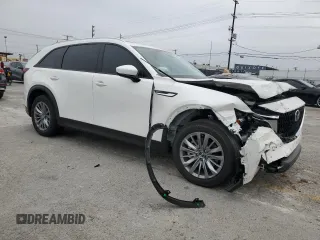 2024 Mazda CX-90 Preferred with VIN JM3KKBHA0R1180686, listed as a Copart auction lot 60159575 with 21,577 mi miles and Salvage title. Bid and sale history available at DreamBid. Image 4.