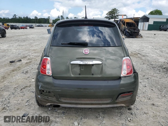 2016 FIAT 500 Sport with VIN 3C3CFFBRXGT155473, listed as a Copart auction lot 59304825 with 71,436 mi miles and Salvage title. Bid and sale history available at DreamBid. Image 6.