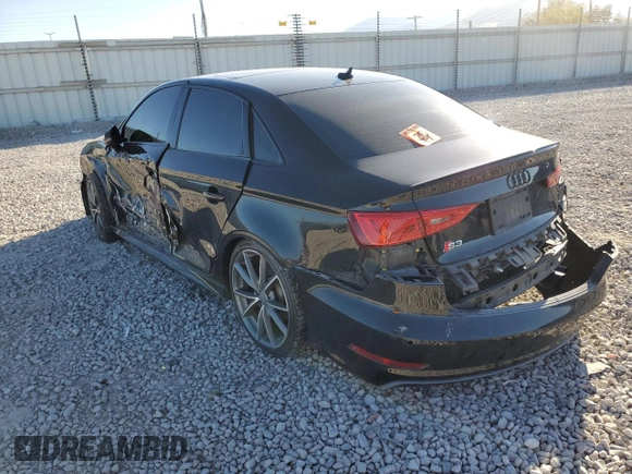 2016 Audi S3 Premium Plus with VIN WAUB1GFF5G1072288, listed as a Copart auction lot 72382673 with 0 mi miles. Bid and sale history available at carsss.com. Image 2.