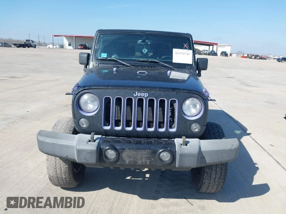 2016 Jeep Wrangler Sahara with VIN 1C4AJWBG4GL345281, listed as a IAAI auction lot 41570749 with 108,369 mi miles and . Bid and sale history available at DreamBid. Image 6.