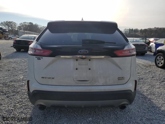 2019 Ford Edge SEL with VIN 2FMPK3J95KBC31688, listed as a Copart auction lot 83111344 with 124,469 mi miles and Salvage Title. Bid and sale history available at carsss.com. Image 6.