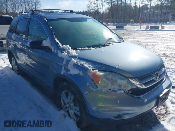 2010 Honda CR-V EX with VIN 5J6RE4H53AL072112, listed as a IAAI auction lot 41457453 with 136,410 mi miles and . Bid and sale history available at carsss.com. Image 1.