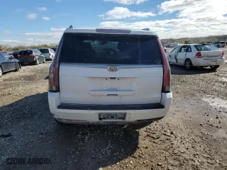 2017 Cadillac Escalade Premium Luxury with VIN 1GYS4CKJ7HR299346, listed as a Copart auction lot 84826594 with 0 mi miles and Salvage Title. Bid and sale history available at carsss.com. Image 6.