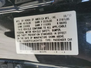 2018 Acura TLX w/Technology Pkg with VIN 19UUB2F50JA004735, listed as a Copart auction lot 75613964 with 104,890 mi miles and Clean Title. Bid and sale history available at carsss.com. Image 12.