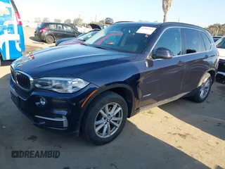 2015 BMW X5 xDrive35i with VIN 5UXKR0C53F0K62348, listed as a IAAI auction lot 41969164 with 122,612 mi miles. Bid and sale history available at carsss.com. Image 2.