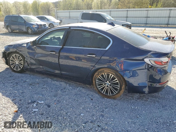 2018 BMW 5 Series 540i with VIN WBAJE5C56JWA93325, listed as a Copart auction lot 49583795 with Not Provided miles and Salvage Title. Bid and sale history available at carsss.com. Image 2.