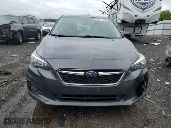 2019 Subaru Impreza Premium with VIN 4S3GKAD69K3614656, listed as a Copart auction lot 57871565 with 113,192 mi miles and Salvage title. Bid and sale history available at DreamBid. Image 5.