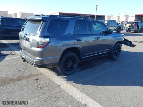 2020 Toyota 4Runner SR5 with VIN JTEBU5JR3L5789920, listed as a IAAI auction lot 41189528 with 44,125 mi miles. Bid and sale history available at carsss.com. Image 4.